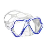 Mares X-Vision Mask - Clear silicone - Blue/White frame Mares X-Vision Mask - Clear silicone - Blue/White frame