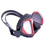Apollo Black Demon Mask - Red Frame / Black Silicone