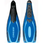 Cressi Reaction Pro Full Foot Fins - Blue / Azure - 38-39 (5-6)
