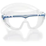 Cressi Skylight Ocean Swim Goggles - Clear Silicone - White/Pink