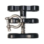 Hyperion 2 Hole Aluminium Ball & Joint Clamp with D-Shackle