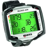 Mares Quad Air Nitrox 3-Gas Wrist Dive Computer - NO Transmitter