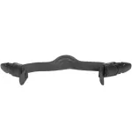 Tusa Complete Fin Buckle Set with Fin Strap - Black (TC-310)