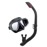 Tusa Sport Splendive Elite Adult Mask & Snorkel Set | Black