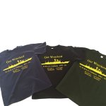 Scuba Ninja T-Shirt - Get Wrecked - Unisex - Navy - L - Large