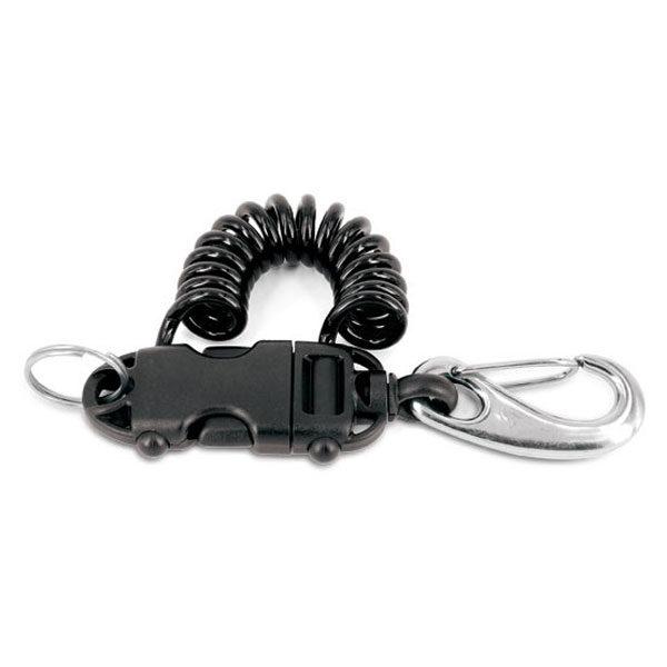 Best Divers Smart Coil Vela Clip with 70mm S/S Carabiner