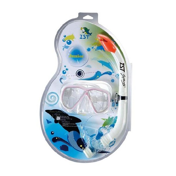 IST Sports Martinique Narrow Mask and Snorkel Set (8-14 yrs) - W - Click Image to Close