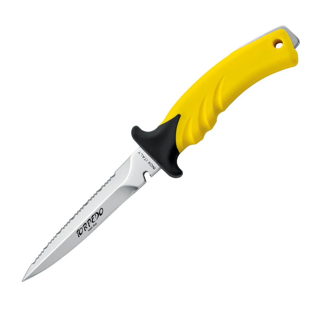 Mac Coltellerie Torpedo 11 Knife - Pointed Tip - Black