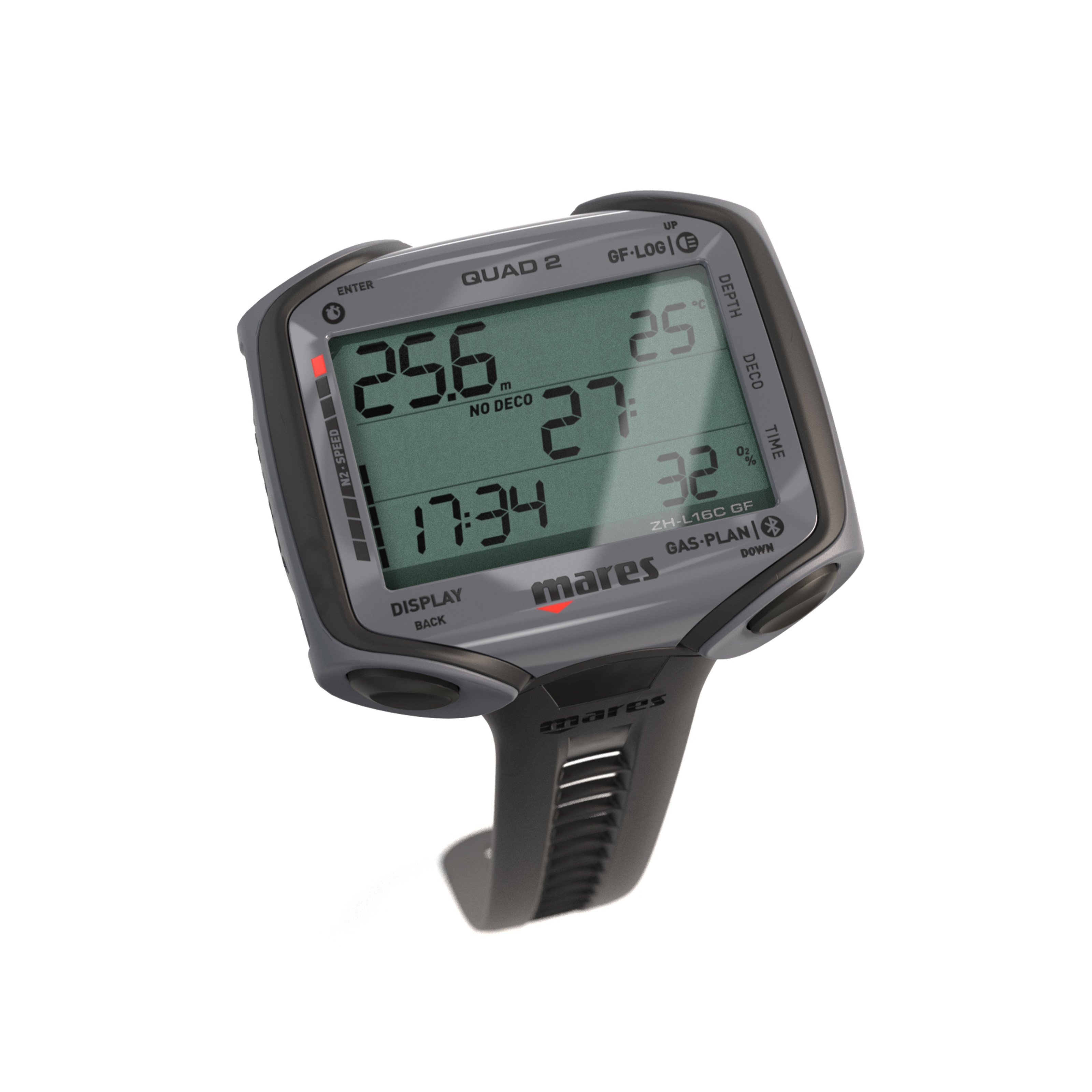 Dive Computer QUAD 2 - Black Antracite