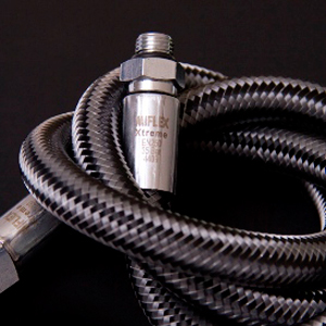 Miflex Xtreme Regulator Hose 100cm 40" (Carbon Black) 3/8"