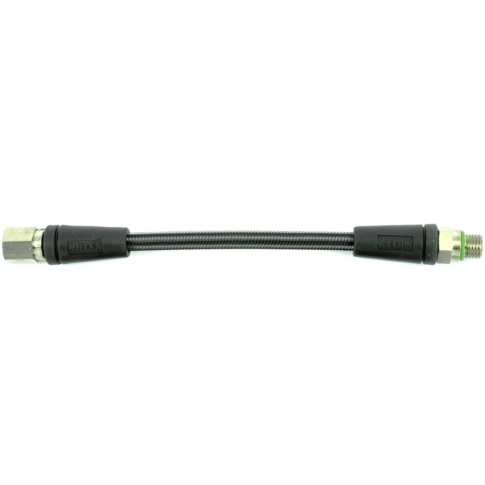 Miflex Carbon HD HP Hose 15 cm - 6 inch (Carbon Black) - Click Image to Close