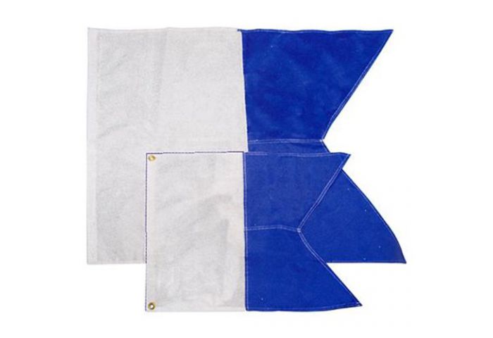 Trident Nylon Alpha Dive Flag - Large - Click Image to Close