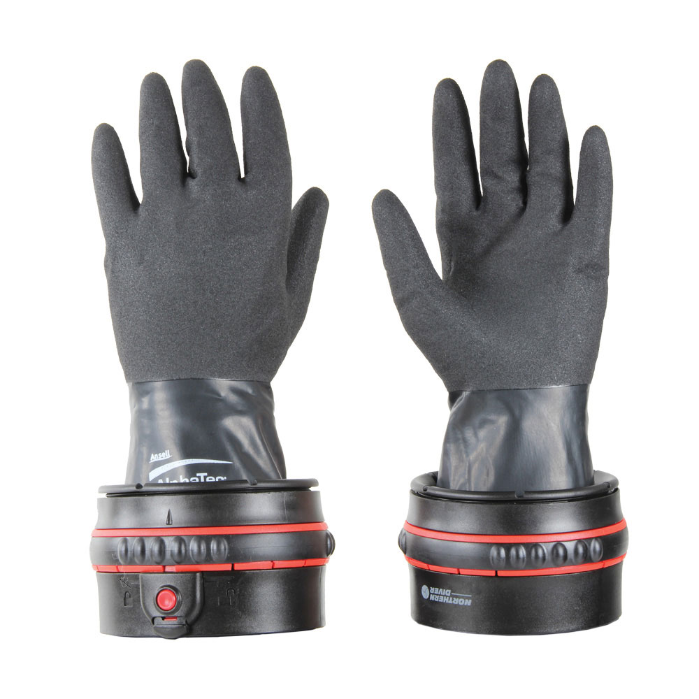 Northern Diver Double Lock Dry Glove System V3 - L - Large - Click Image to Close