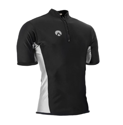 Sharkskin Chillproof Short Sleeve Zip Top | Mens | XL