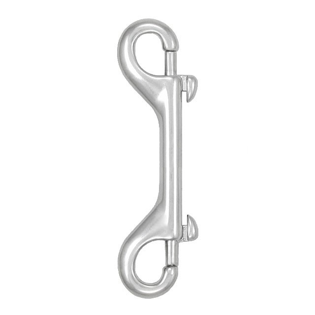 Bolt Snap Double-Eye Large 114mm (4.5") - Stainless Steel - Click Image to Close