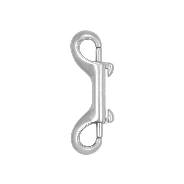 Bolt Snap Double-Eye Small 90mm (3.5") - Stainless Steel