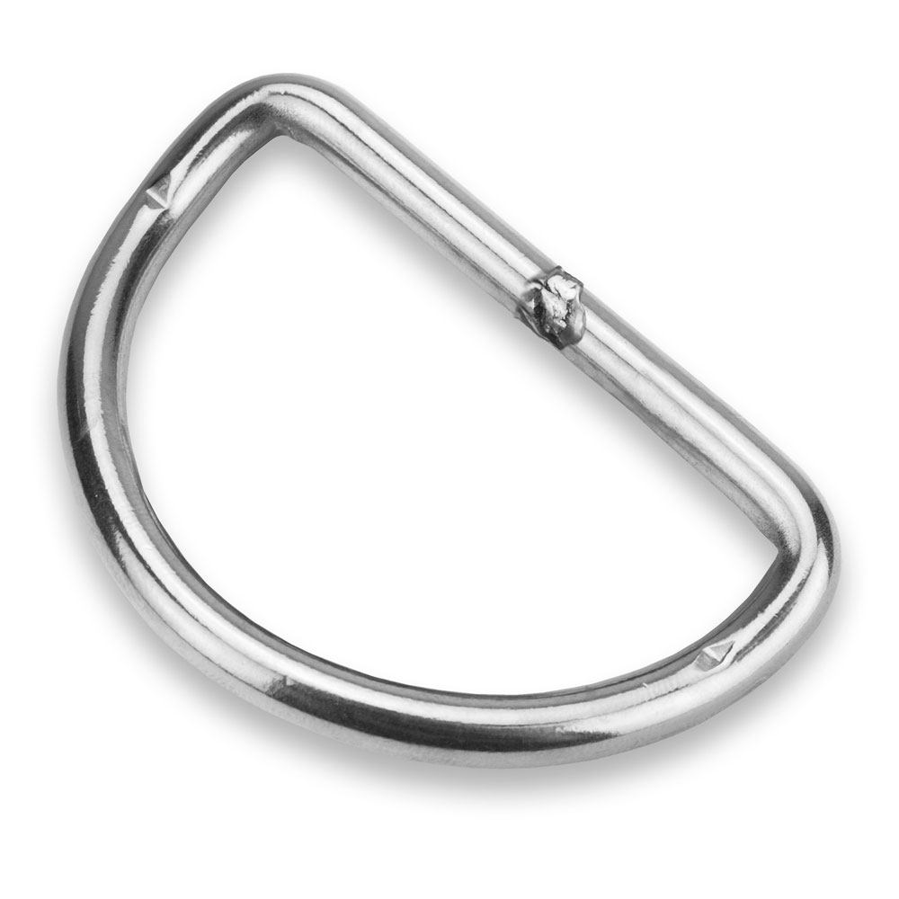 D-Ring 50mm (2 inch) Bent Standard Gauge - Stainless Steel
