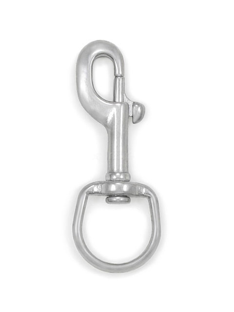 Bolt Snap Swivel-Eye Medium 95mm (3.75") - Stainless Steel - Click Image to Close