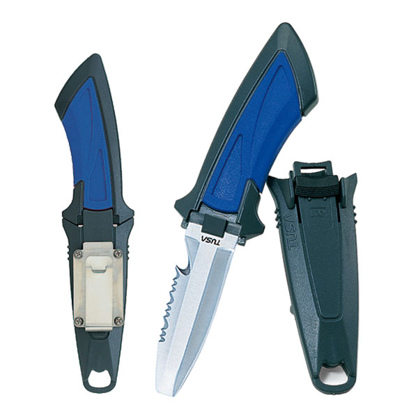 Tusa FK-11 Blunt Tip Diving Mini-Knife - Fluro Yellow (FY)