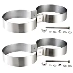 Dolphin Tech Twin Cylinder Tank Bands - 184mm (7.25")