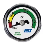 IST Mini Button Nitrox Tech SPG - 350 bar IST Mini Button Nitrox Tech SPG - 350 bar