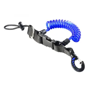 IST Proline Quick Release Coil Lanyard w Plastic Carabiner