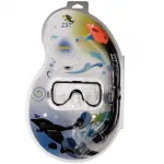IST Sports Lyra Mask and Snorkel Kids Set (6-12 yrs) - Black / C