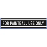 For Paintball Use Only - Large Cylinder Sticker For Paintball Use Only - Large Cylinder Sticker